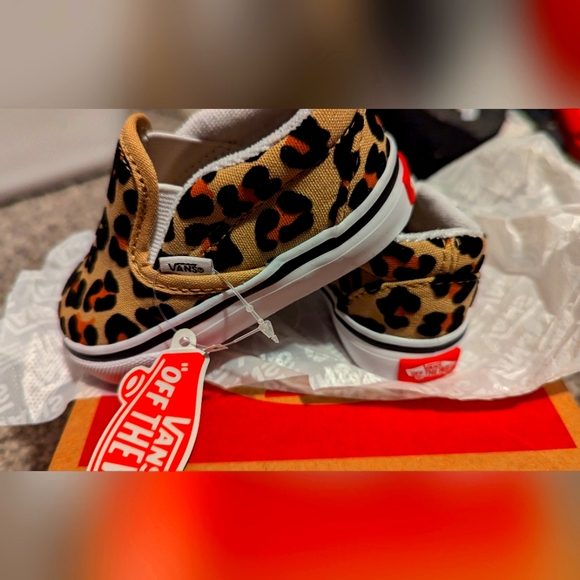 Baby Vans Leopard Cheetah Animal Print Slip-On - Picture 6 of 6